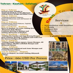 Tehran-Isfahan-Kashan